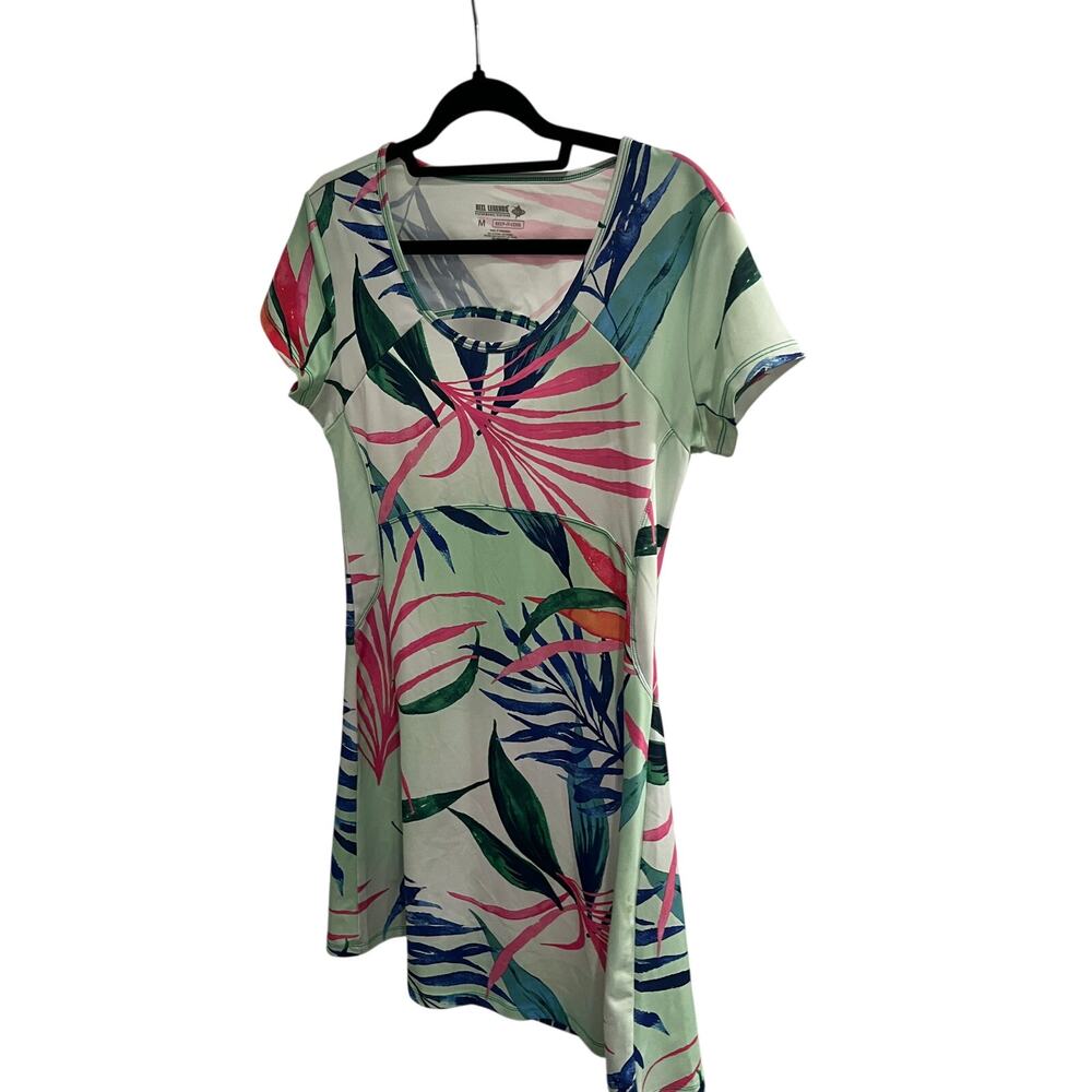 Reel Legends Performance Outfitters Dress Size Medium Keep It Cool Tropical
